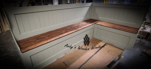 Corner Monks Bench - Fiona